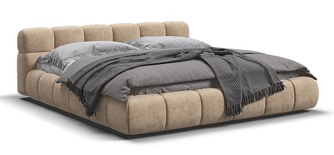 Кровать Босс Дрим 180*200 Про Велюр Royal шампань NEW