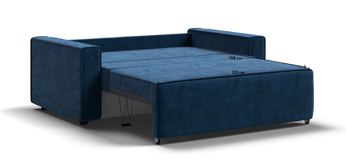 Диван NORD Compact велюр Monolit синий