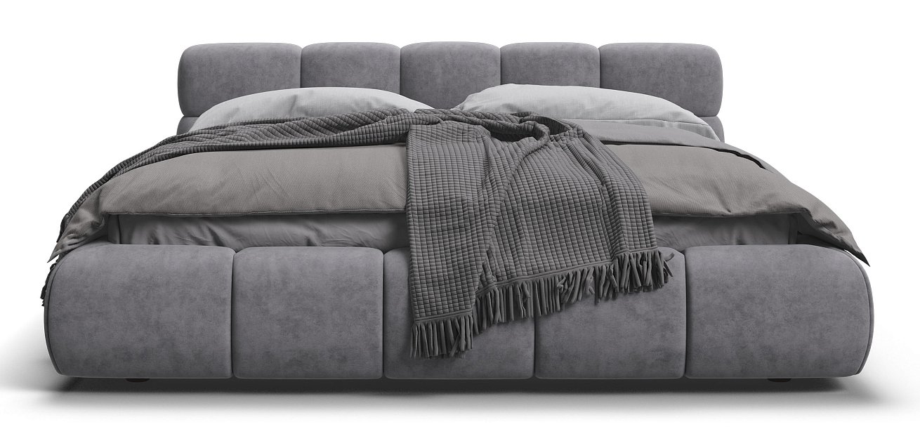 Кровать Босс Дрим 160*200 Про Велюр Роял агат