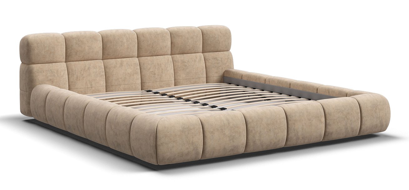 Кровать Босс Дрим 180*200 Про Велюр Royal шампань NEW