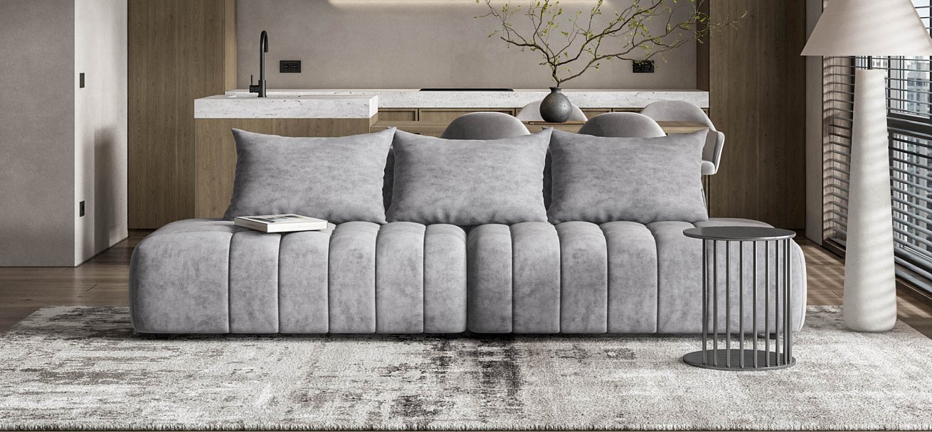 Диван Босс Твин прямой Велюр Роял агат