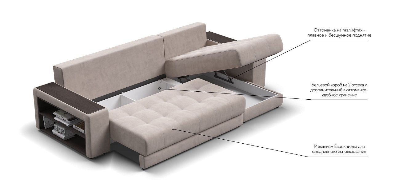 Дубай У 3.0 Monolit латте, Monolit аква