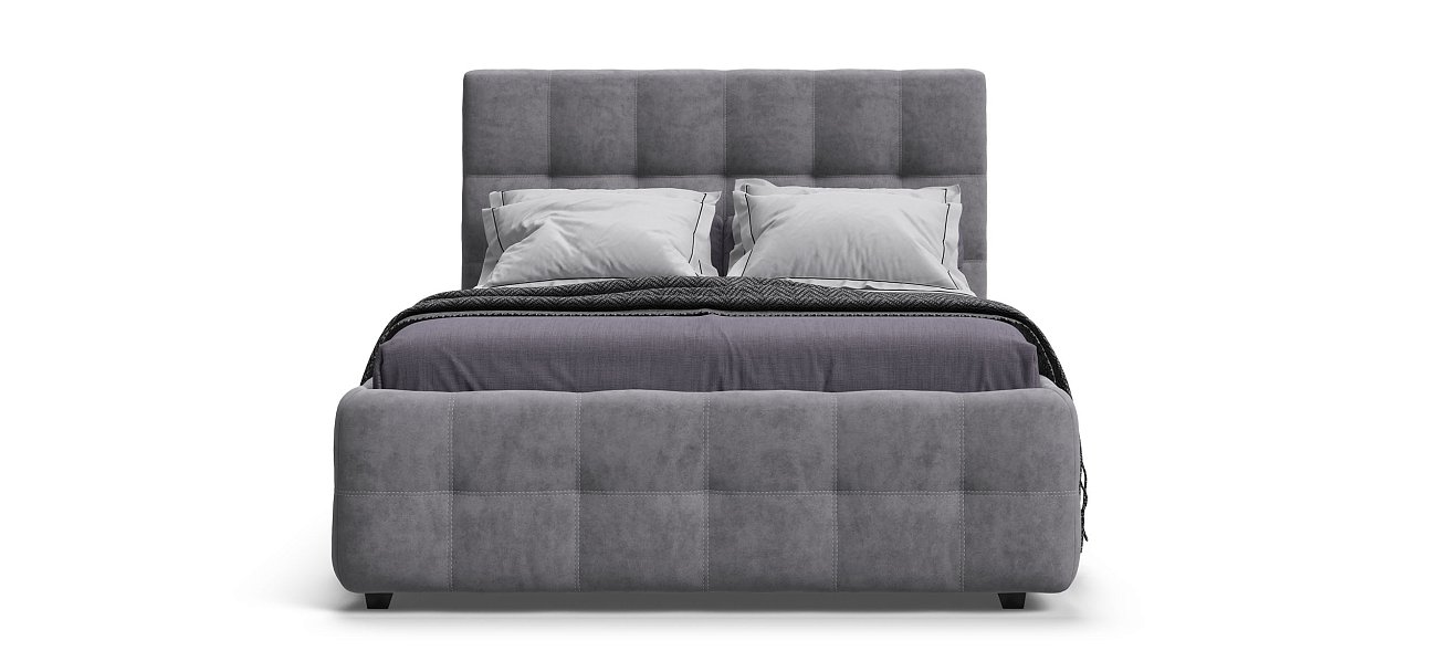 Кровать Босс 140*200 Про Велюр Роял агат