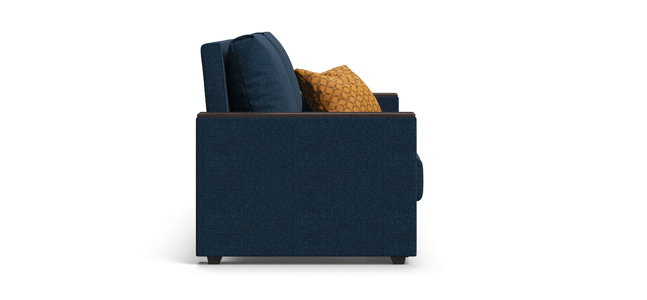 Диван Атланта-2 Лайт рогожка Malmo синий