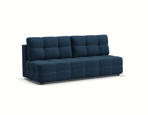 Простой и надежный механизм еврокнижка позволяет ставить диван вплотную к стене.