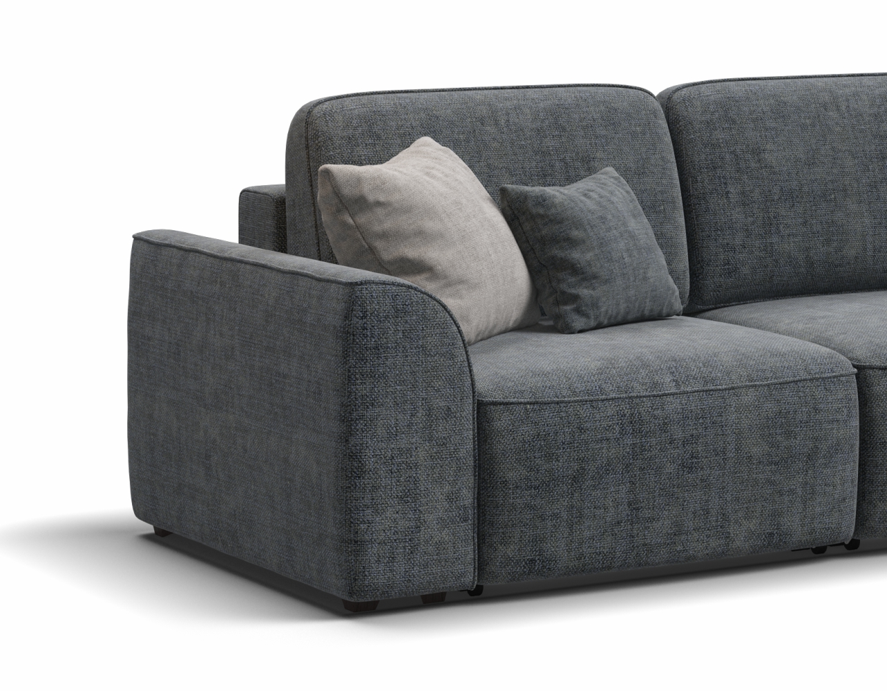 В комплекте с подлокотниками идут декоративные подушки, 4 шт