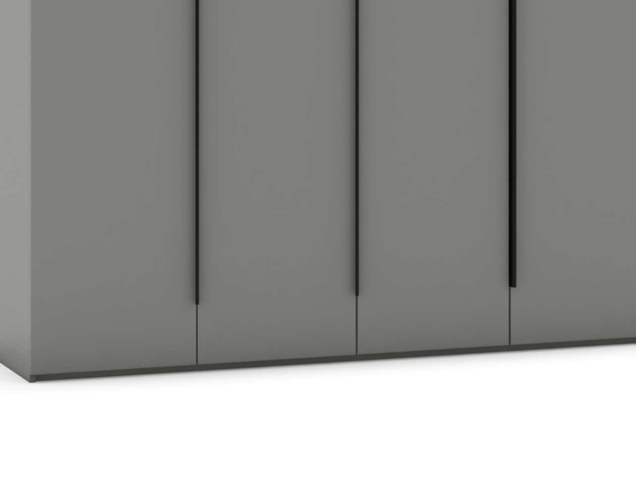 Заниженный цоколь - удлиненные фасады придают шкафу законченный внешний вид