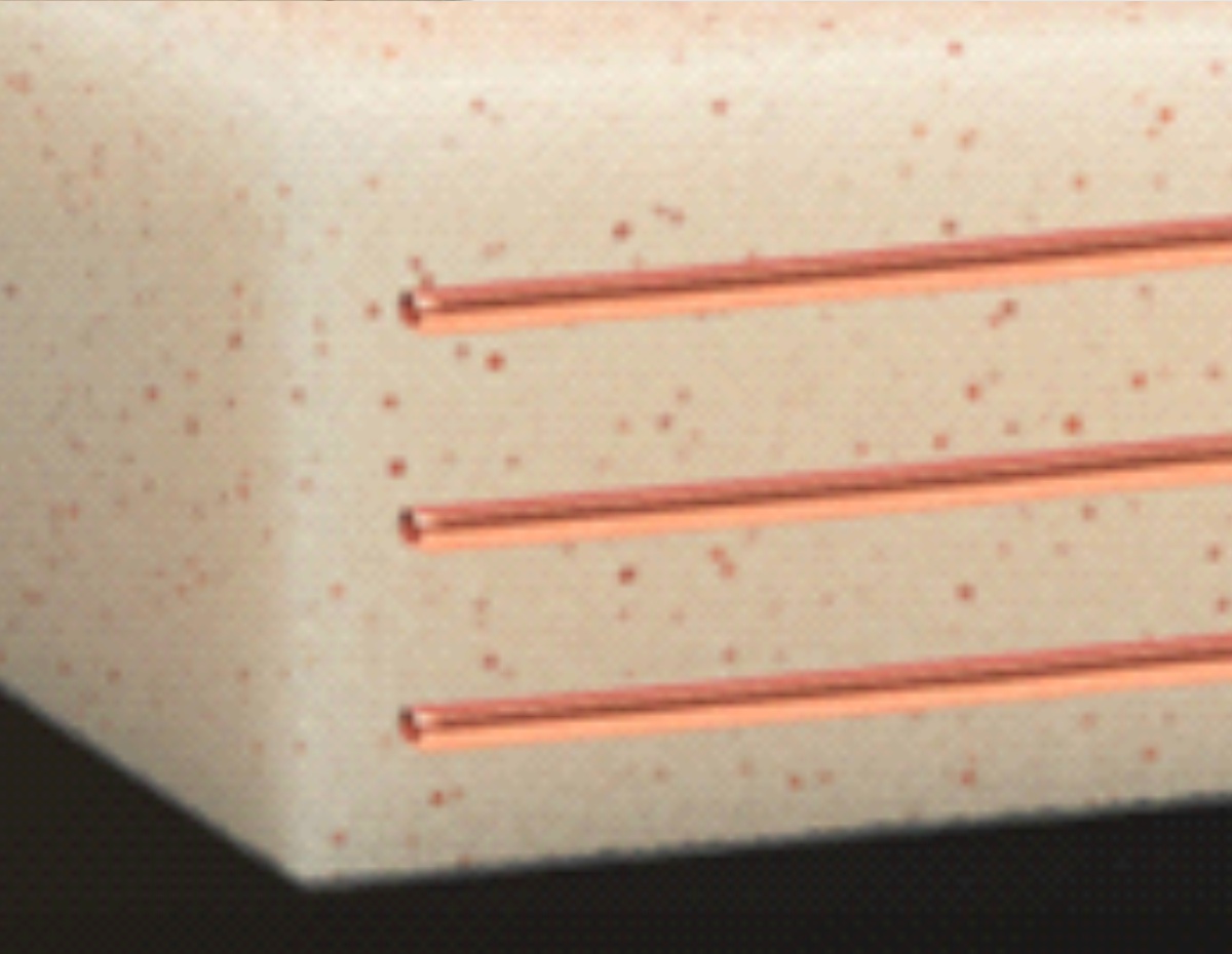 COPPERFOAM - пена с микрочастицами меди помогает рассеивать избыточное тепло тела, обеспечивает более комфортный сон, придает дополнительную защиту от микробов и вирусов