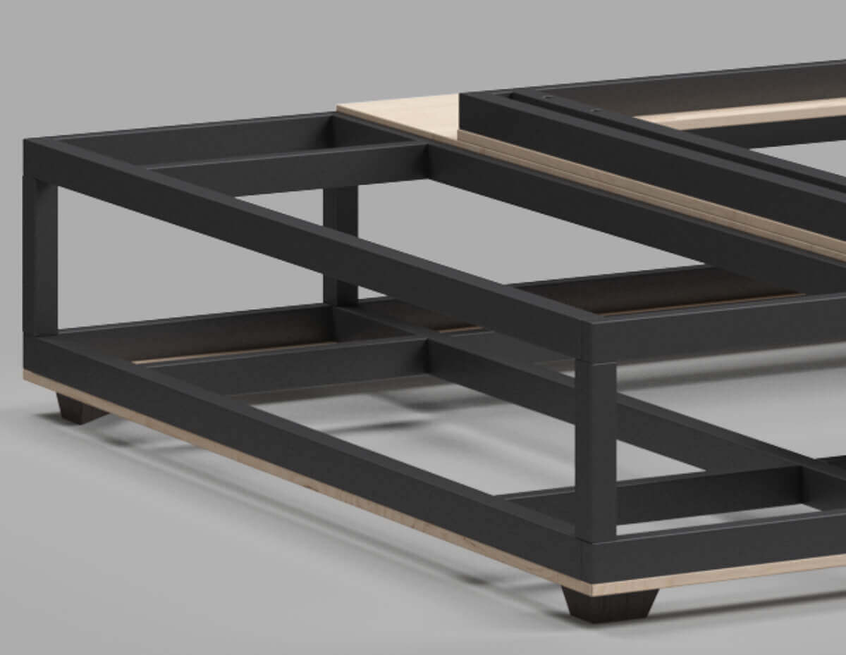 Усиленный каркас BOSS Steel из оцинкованной стали обеспечивает надежную основу. Прецизионный сплав для максимальной прочности. Гарантия на каркас 25 лет. Порошковая окраска надежно защищает металл от коррозии.